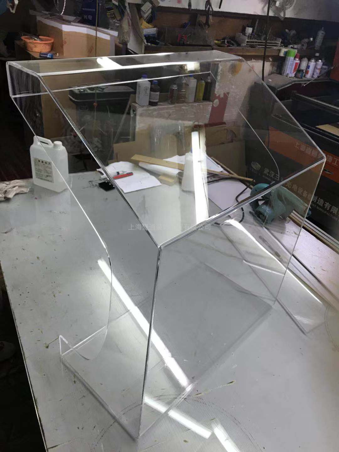 High transparent acrylic cover Plexiglass hot-bending oden anti-droplet dust cover Equipment protection display