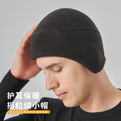 Демисезонный удерживающий тепло бархатный лыжный костюм для велоспорта, ветрозащитный защищающий от холода велосипед, шапка, для бега