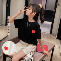 Girls T-shirt Summer childrens clothes 2022 Summer new CUHK Tong Han version Ocean Qi trendy short sleeves Jacket Loose