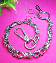 Skull mens pants chain clothing pendant non-mainstream street dance metal rock pants chain fashion pants chain