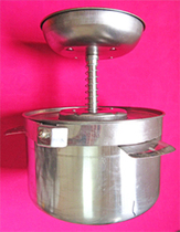 Oil pot White electric oil pot hand-press self-pumping oil pot stainless steel oil pot with toluene to remove oil bottle