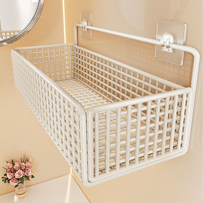 Japanese imported MUJIE bathroom storage rack, bathroom wall storage rack, no need for drilling, bathroom storage rack