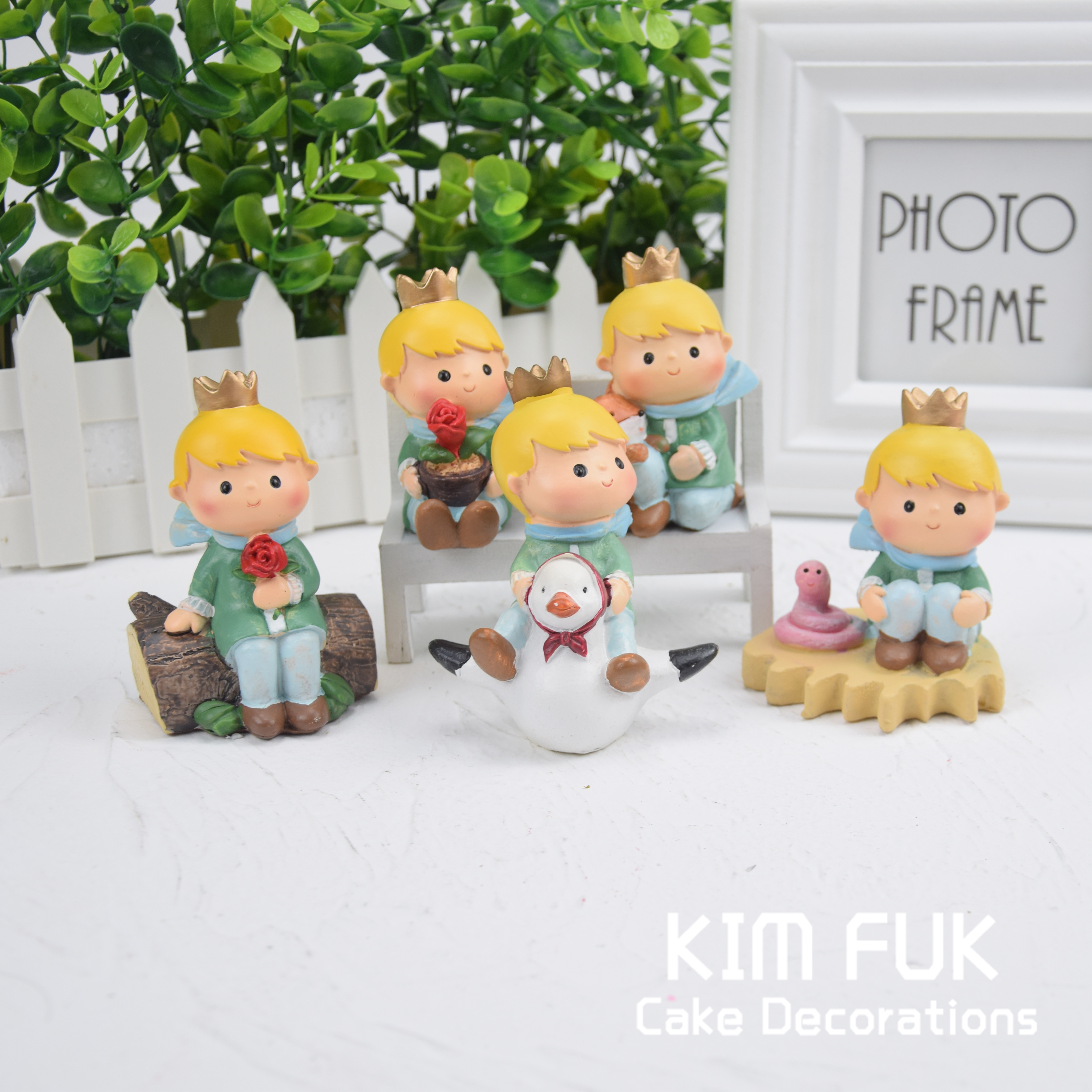 Hoàng tử bé trang trí bánh sinh nhật trang trí fondant Cảnh phong cảnh Nướng tráng miệng Bàn trang trí búp bê Phụ kiện trang trí - Trang trí nội thất dcor phòng ngủ vintage