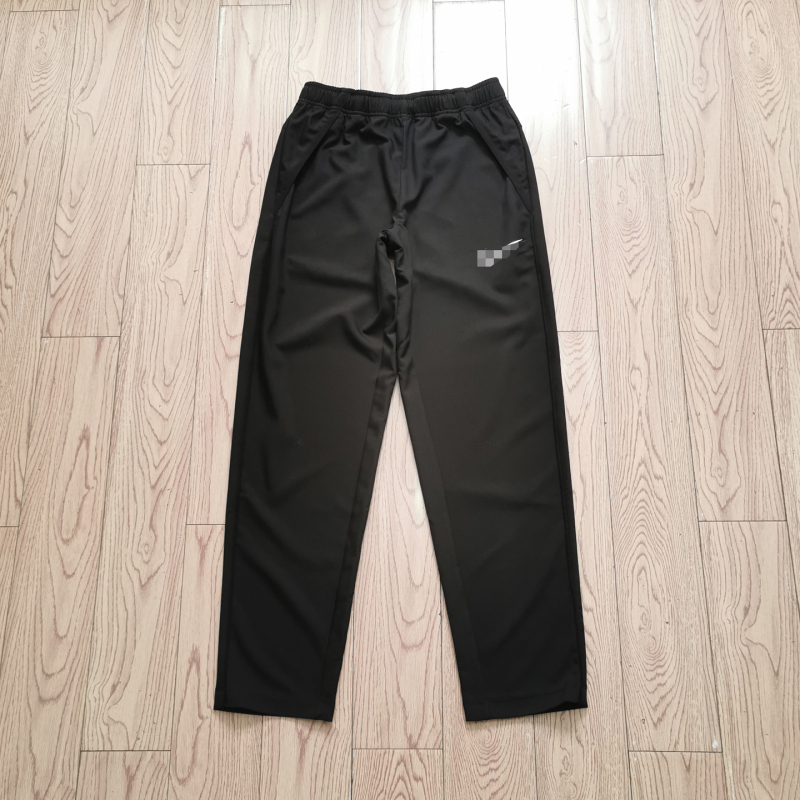 Men's Fashion Basic Sports Casual Elastic Waist Thin Quick-Dry Pants 26 Summer New Black Training Pants
