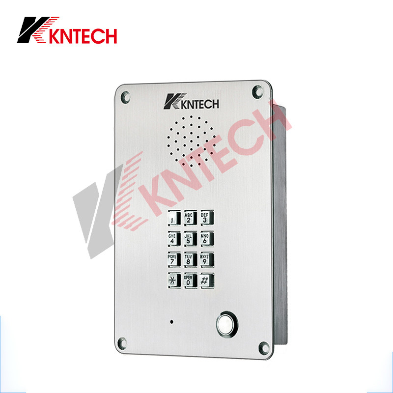 Stainless steel elevator emergency telephone embedded anti-riot waterproof hands-free emergency walkie-talkie Kunlun KNZD-06