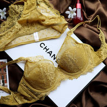 European and American thin cups Sexy lace up to double row buckle comfort Breathable Underwear Big Code BC Cups Bra Suit Lady