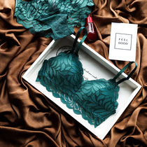 European and American Sexy lingerie suit girl without steel ring thin breast slim-breasted with bra anti-drooping lace bra bra bra bra bra bra bra bra bra bra