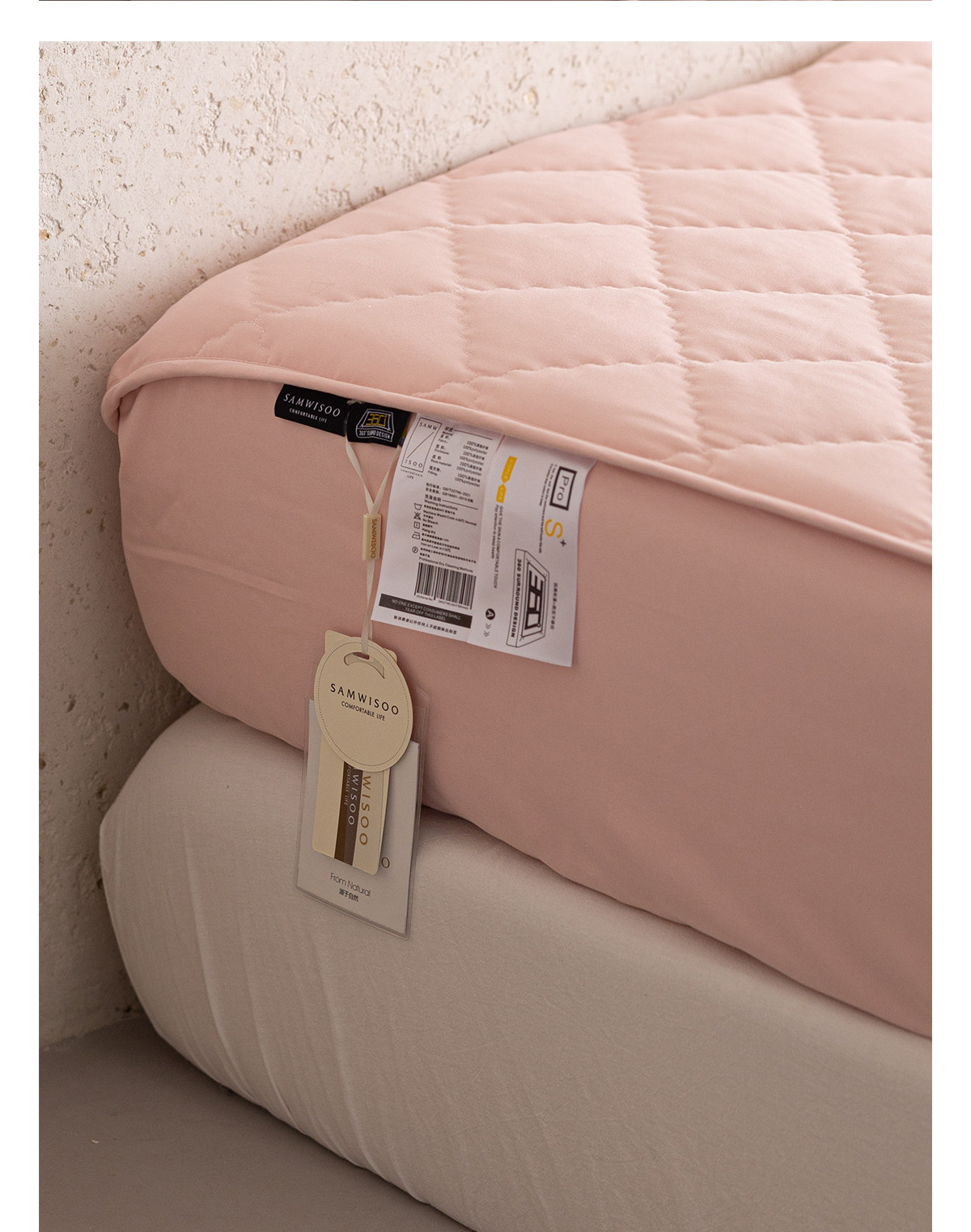 Простая натяжная простыня с хлопковым наполнителем водонепроницаемая защитная накидка с полным покрытием пылезащитный нескользящий мягкий чехол для двуспальной кровати