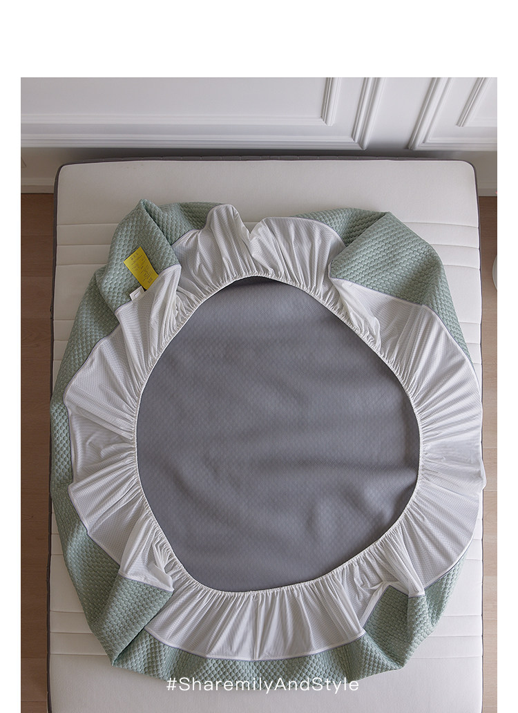 Класс A 2026 новая модель прохладный набор циновок из трех предметов из ледяного шелка летний матрас с простыней на резинке машинная стирка мягкая циновка для кондиционера