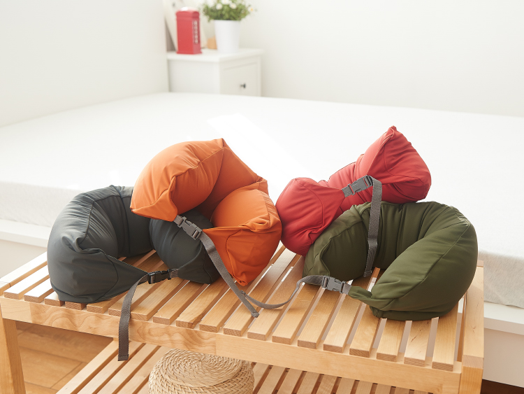 Cotton Microfiber Gối Gối hình chữ U Cổ tử cung Máy bay Vai Gối Bông Du lịch Gối Gối gối bầu