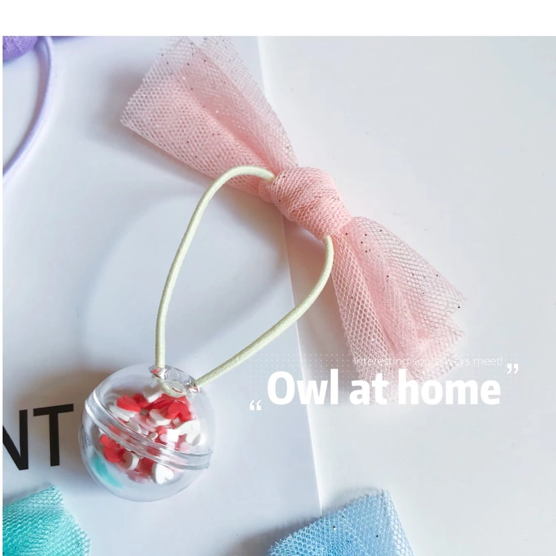 Kẹo trẻ em hàn quốc dây buộc tóc phụ kiện tóc nơ không làm tổn thương tóc dây chun nhỏ buộc tóc vòng tóc - Phụ kiện tóc