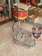 Super Value Popular Lion Dance Props: Two-In-One Lion Dance Drum and Gong Stand, Hand-Pulled Stainless Steel Cart for Performing Dragon and Lion Dance
