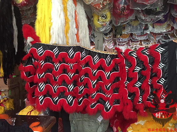 Super Value Popular Foshan Lion Head Wool Lion Dance Costume Lion Skirt Lion Batch Lion Dance Supplies Performance Props
