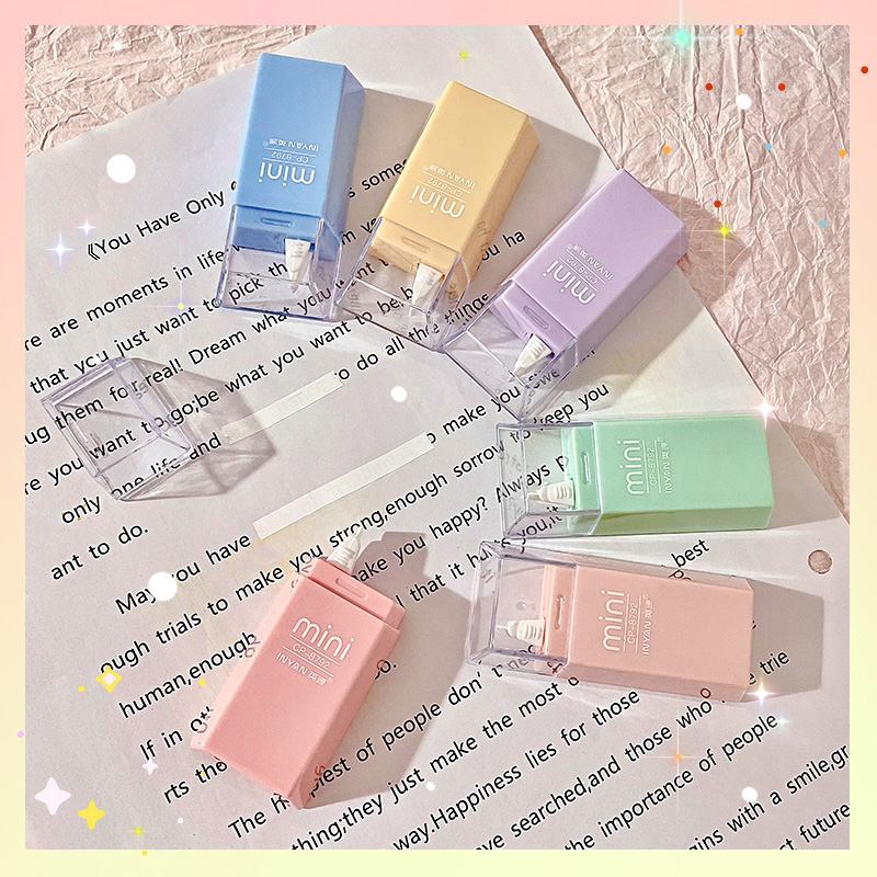 Net red correction belt ins Japanese cute girl heart graffiti small girls mini student large capacity correction belt