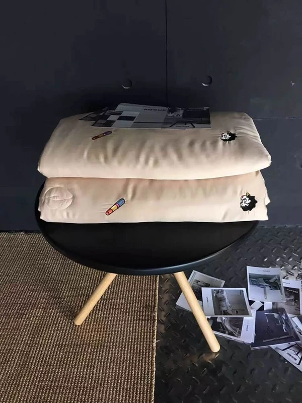 Xuất khẩu 40 Tencel Phương Thức thêu mùa hè mát mẻ bởi điều hòa không khí là đôi máy có thể giặt naked ngủ mỏng quilt mùa xuân và mùa thu là 	vỏ chăn trần bông everon	