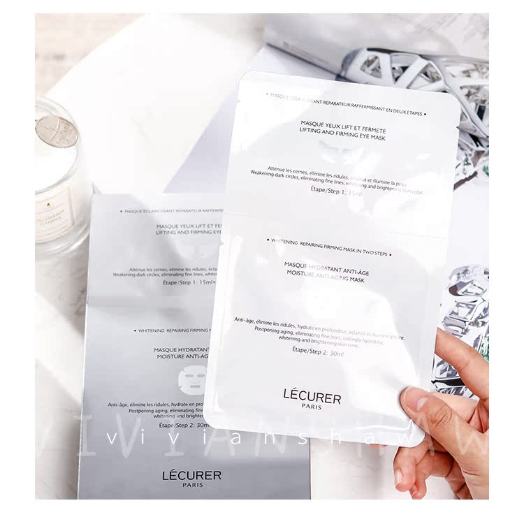 Pháp 可 mask mặt nạ 5 viên / hộp mặt nạ + mặt nạ dưỡng ẩm làm săn chắc da mặt nạ thu nhỏ lỗ chân lông