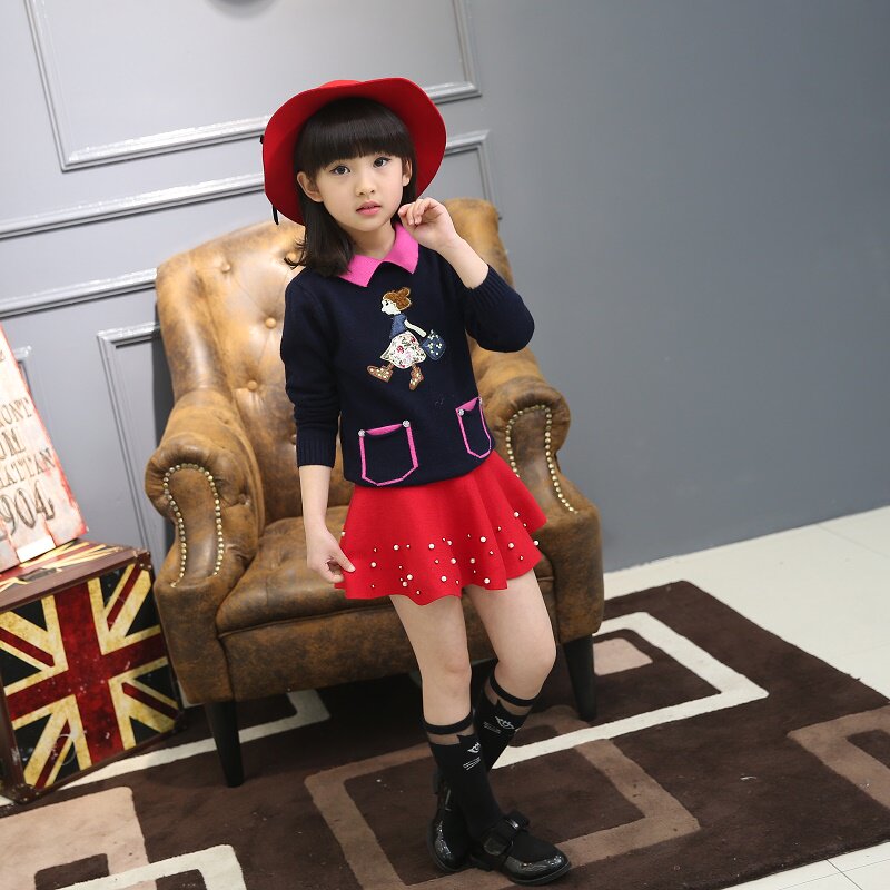 Jupe fillette en mélange - Ref 2049853 Image 28