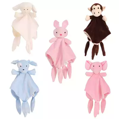 tony lvee animal peace towel New newborn baby baby towel with sleeping doll