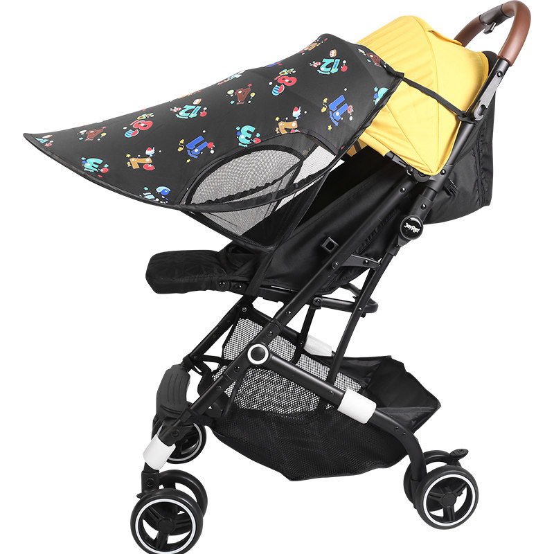 Baby stroller awning anti-UV shading full canopy sunshade sun cover universal removable