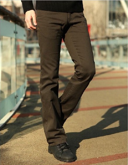 Special Offer: British-Style Slim-Fit Low-Waist Slimming Long Pants for All Seasons, Made of Classic Cotton Stretch Fabric, with a Slight Flare, Casual Pants