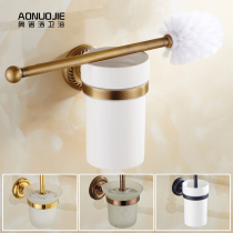 Free Punching Full Bronze Antique Toilet Brush Suit Toilet Brush Toilet Pendentif Eurostyle Toilet Brush