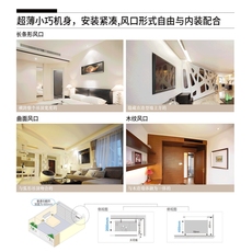 Многоканальный 大金家用中央空调vrv住宅用b系列4匹一拖二