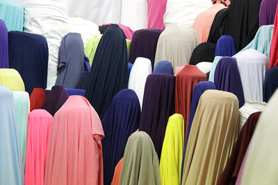 High-end imported crystal linen fabric from South Korea, solid-color four-sided stretch knitted fabric, T-shirts, skirts, pants and other fabrics