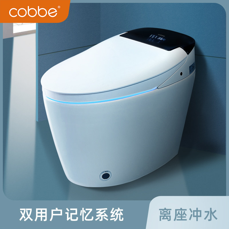 Cabe fully automatic smart toilet home with one-in-one flush dryer, no water tank electric flushing toilet