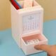 2025 New Year's Eve Calendar Multifunctional Pen Holder 2026 Desk Calendar Desktop Ornaments Creative Cute Mini Storage Box Drawer