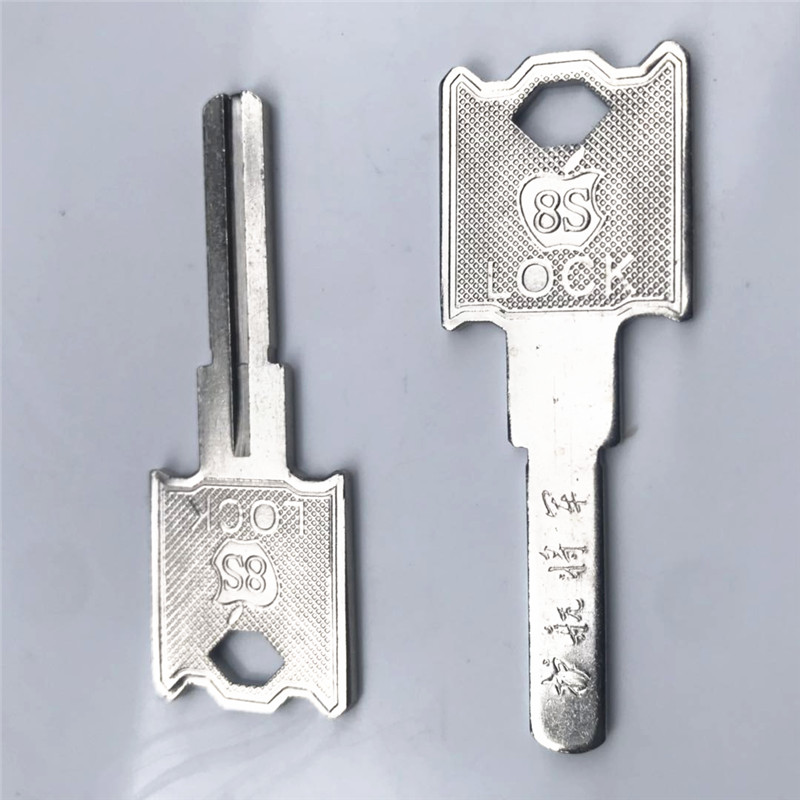 8S blade key blank single-sided blade double-sided vane LOCK U type lock key 9S light plate-Taobao