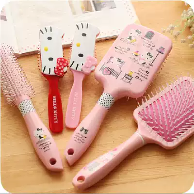 Cartoon airbag massage comb girl student Children Cute Princess air cushion straight curly hair small comb home