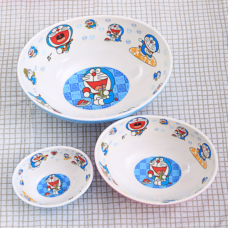 Korean version of Wrestling-resistant amine bowl Mera dish not afraid to fall Yuan Bao Bowl Dishwasher Cartoon Fruit Soup Bowl