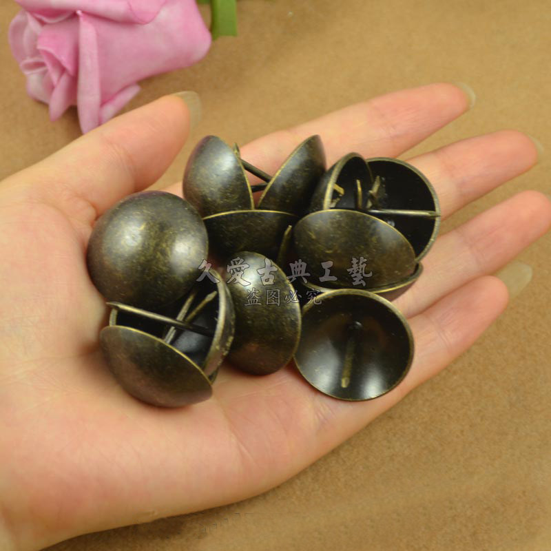 Ancient bronze color glossy 3CM large foam nail furniture antique foam nail decorated with bubble nail door nail sofa large foam nail
