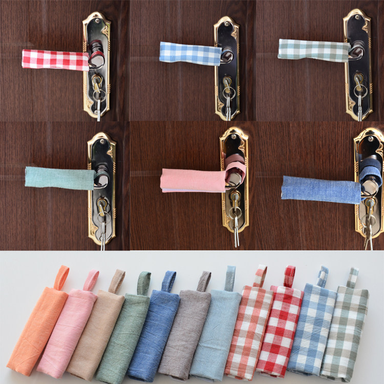 Anti-static door handle gloves handmade pure cloth fabric safety door protection height pair of high-end price