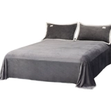 Молочный бархатный зимний коралловый бархат с твердым цветом.