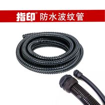 Finger print M20 waterproof connector bellows threaded electrical tube cable wire protection tube protective IP67