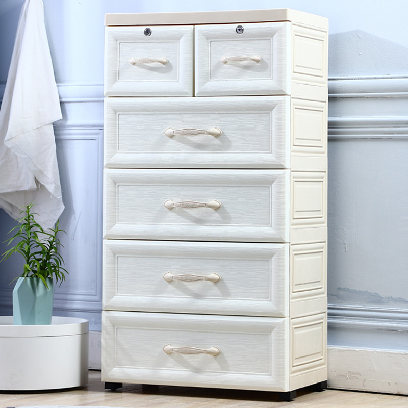 Special size European-style plastic storage cabinet drawers cabinet bed head cabinet lingerie cosmetics case shoe rack finishing containing box