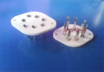 New ceramic 7 foot electronic tube holder TUS-B7 silver plated KT41 KT41 PT4 SP2 SP2 VR49 VR49 VR49