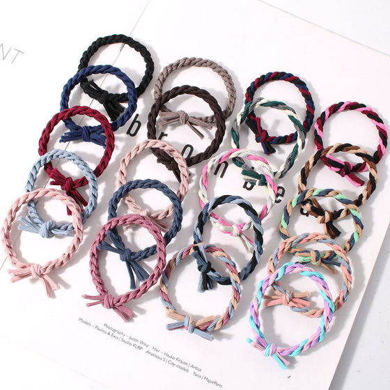 Korean thickened hair rope children's hair band does not hurt hair adult rubber band headband hair rubber band women's hair accessories