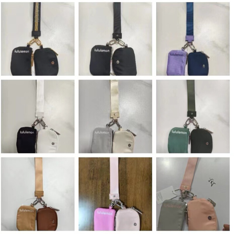 2024 New Lulu Multifunctional Coin Purse Wrist Bag Convenient and Simple Bank Card and Coin Storage Bag