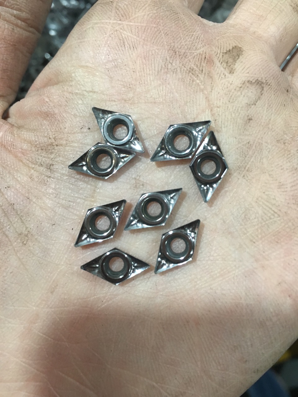 Chloe DCGT07T302-AK H01 aluminum CNC blade second-hand imported old blade