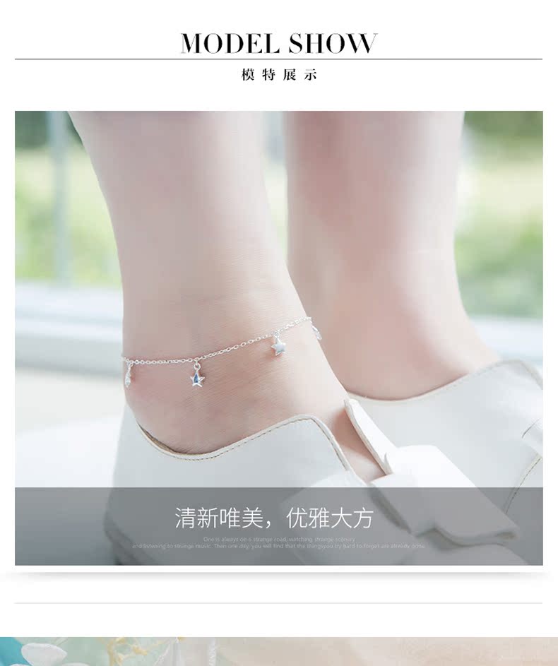 Chaine de cheville Femme en Argenterie - Ref 3103793 Image 10