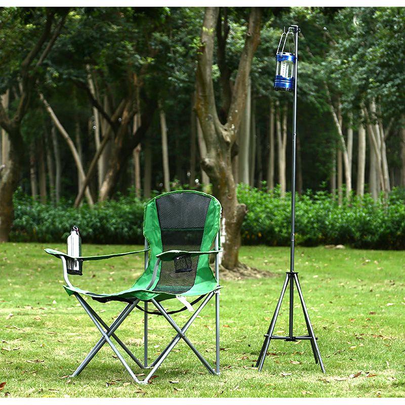 Light equipment outdoor lighting fishing camp lamp lighting equipment tripod support lamp quadruple kerosene lamp stand for camping