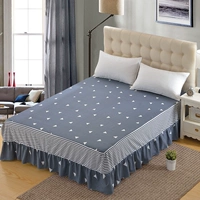 Bộ đồ giường bằng vải cotton đơn bộ đồ trải giường bằng vải trải giường váy giường