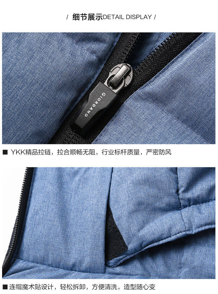 Blouson homme GIORDANO    en Polyester - Ref 3122553 Image 38