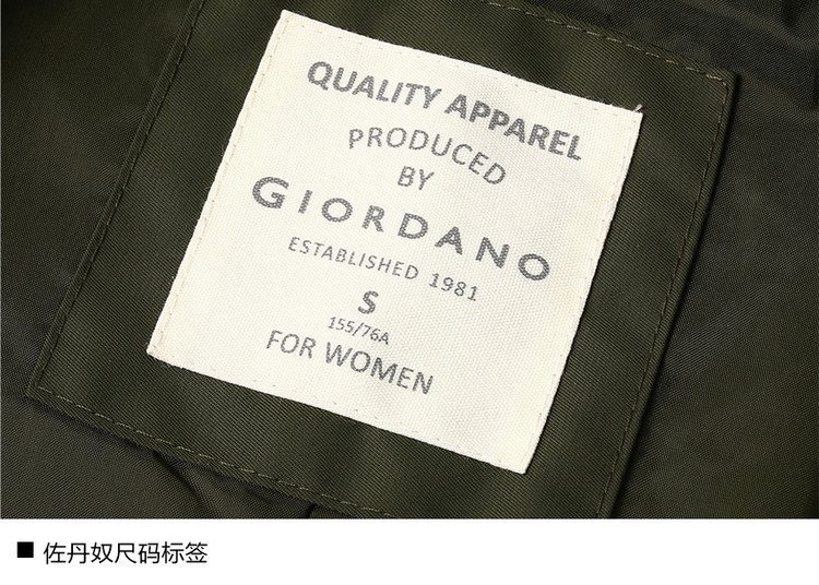 Trench pour femme GIORDANO    en Nylon en Nylon - Ref 3227603 Image 31