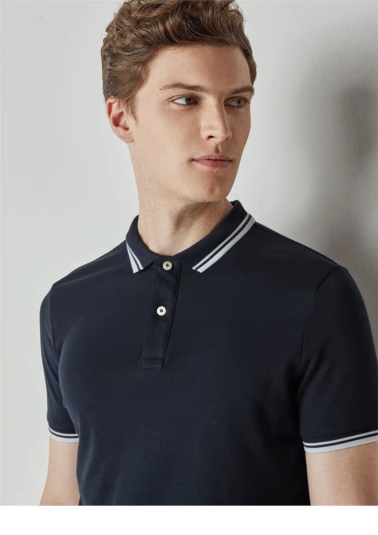Giordano nhanh chóng làm khô polo áo sơ mi nam đơn giản paul áo sơ mi nam đồng bằng nhanh chóng làm khô polo áo 01018206 áo polo có cổ