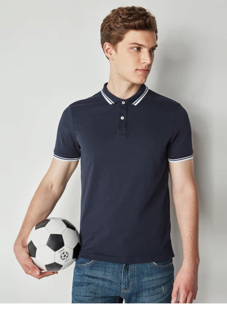 Giordano nhanh chóng làm khô polo áo sơ mi nam đơn giản paul áo sơ mi nam đồng bằng nhanh chóng làm khô polo áo 01018206 áo polo có cổ