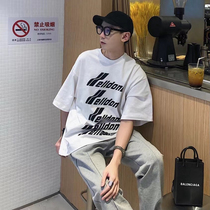 Summer letter bullet curtain high street craze lenient with men and women in the same trend