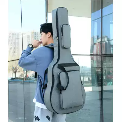 Flax blend thickened waterproof 42 inch 43 inch wooden guitar bag folk guitar bag hand shoulder baby bag